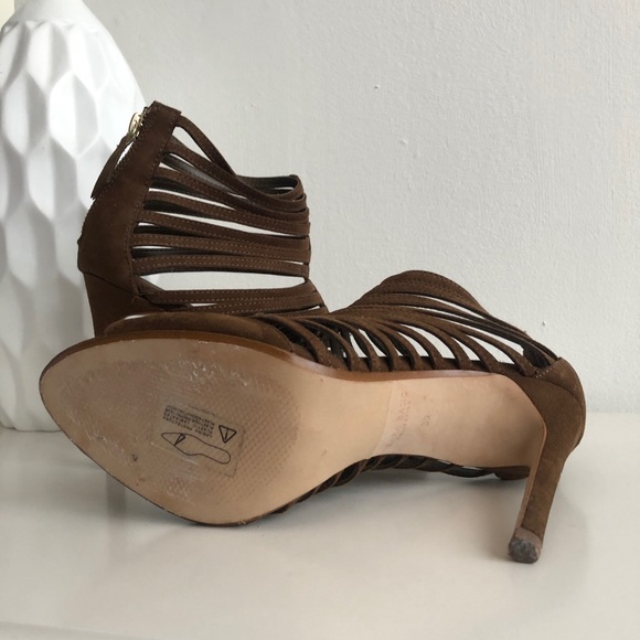 Zara Basic Collection Heels Brown Size 39 - Picture 3 of 6